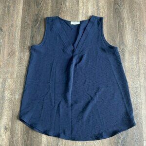 Zenana women’s tank top. Navy blue.  New without tags. Size XL.